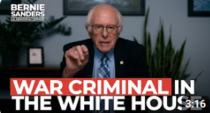 Bernie Sanders: Netanyahu é um Criminoso de Guerra Recebido por Trump