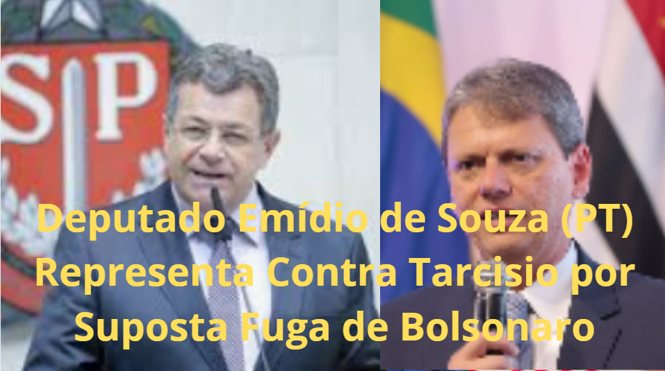 Deputado pede para MP apurar se Tarcísio atuou por fuga de Bolsonaro