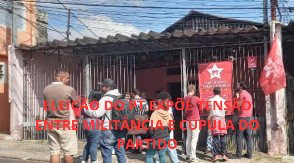Eleição do PT expõe tensão entre militância e cúpula do partido