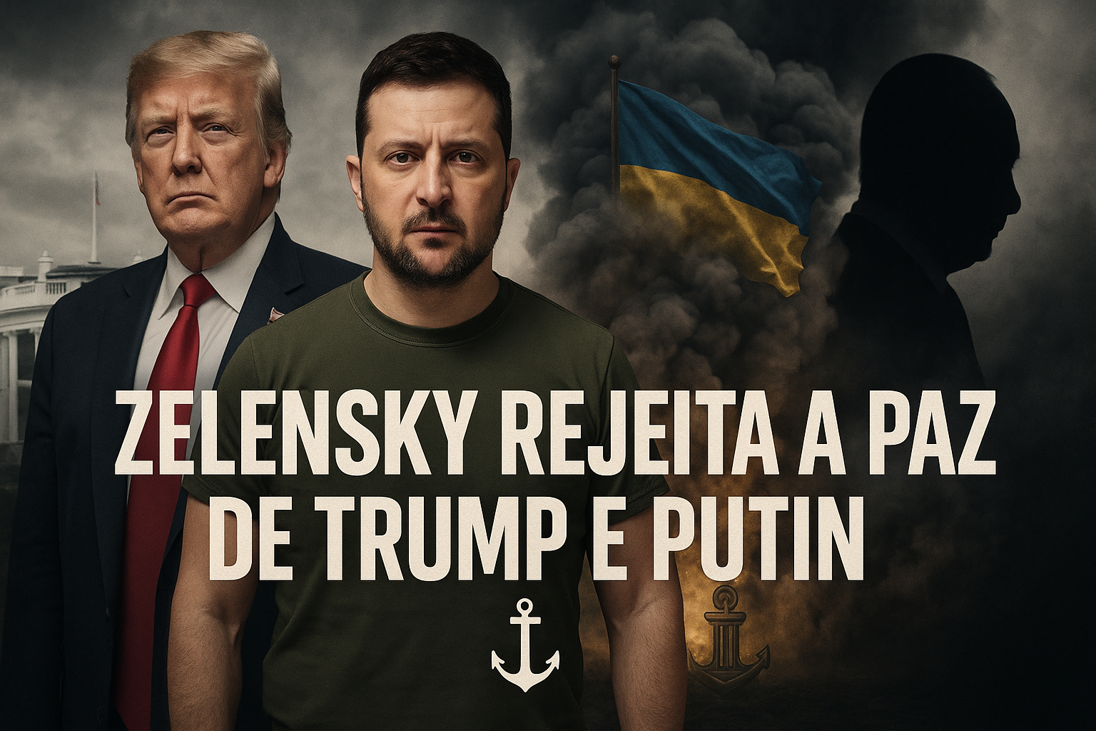 Zelensky confronta Trump e Putin: recusa todas as propostas dos EUA para paz e a ameaça russa cresce