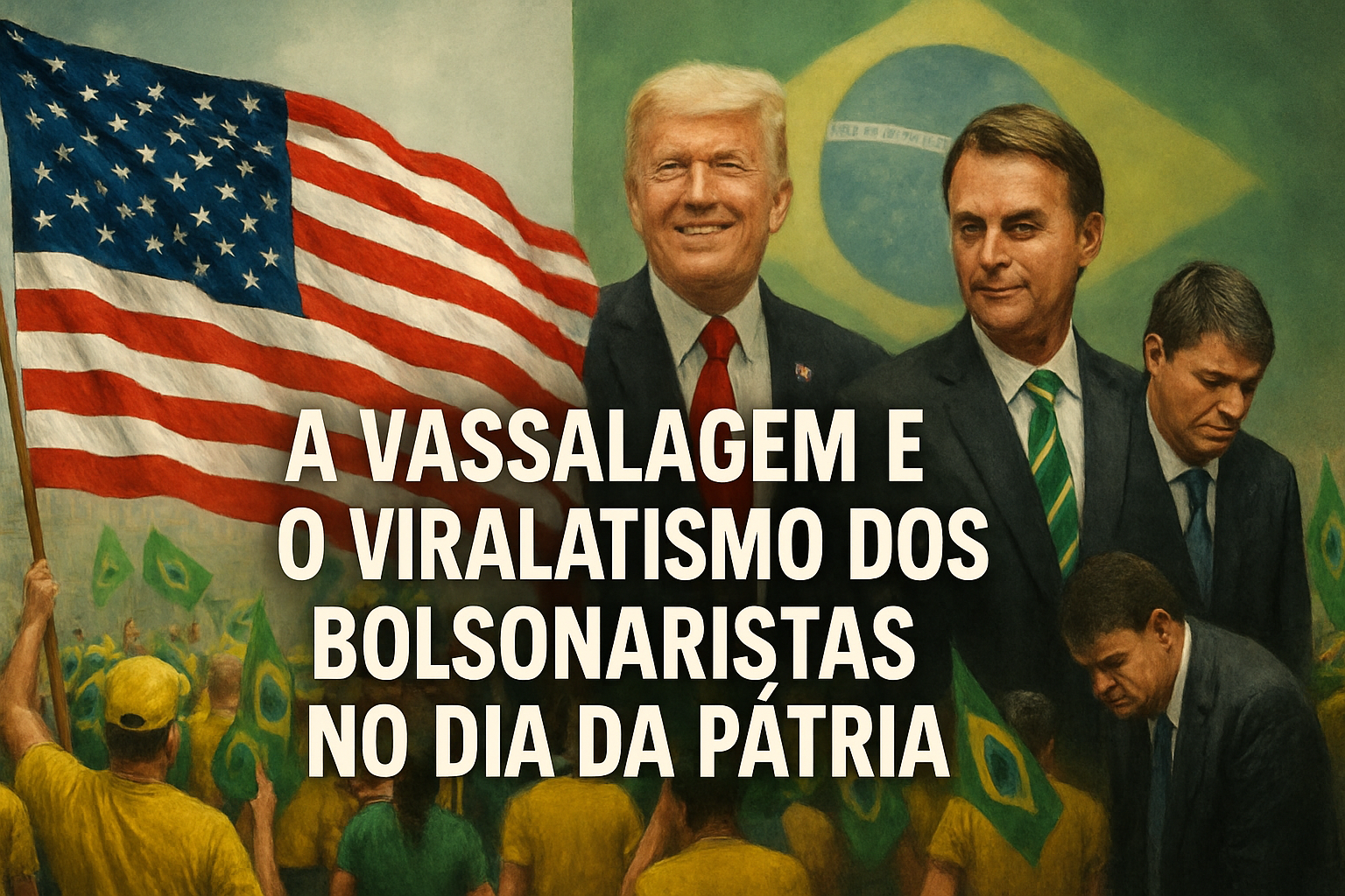 O ridículo da vassalagem e do viralatismo bolsonarista no dia da Pátria
