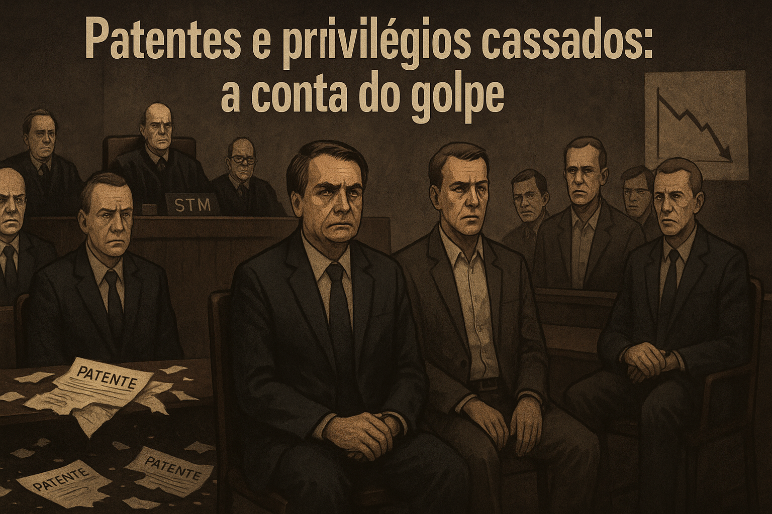 A conta do golpe: patentes, aposentadorias e privilégios devem ser cassados