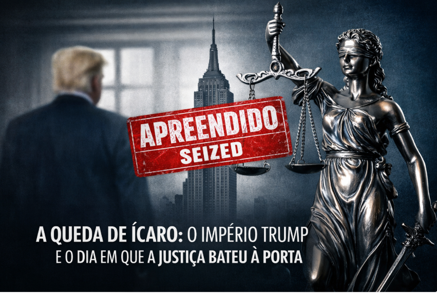A Queda de Ícaro: A Justiça Americana Decreta o Sequestro de Bens de Trump por Fraude Financeira