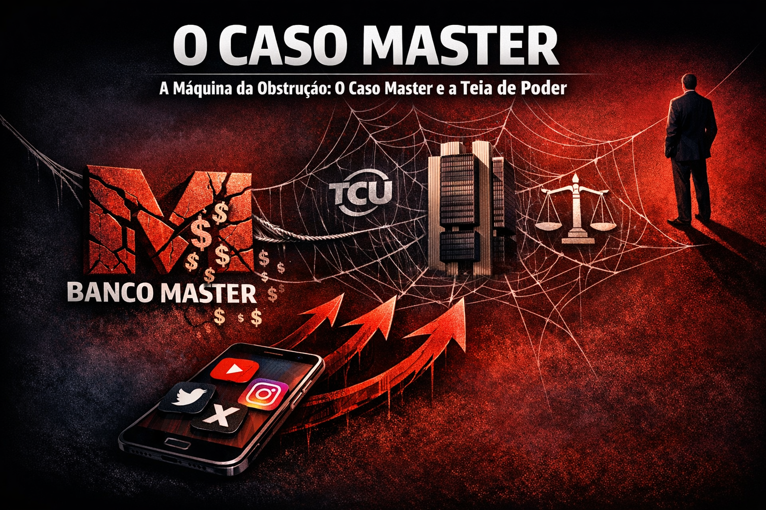 A Máquina da Obstrução: O Caso Master e a Teia de Poder