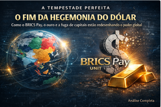 A Tempestade Perfeita: BRICS Pay/UNIT. O Último Prego no Caixão do Dólar e o Colapso Silencioso da Hegemonia Americana