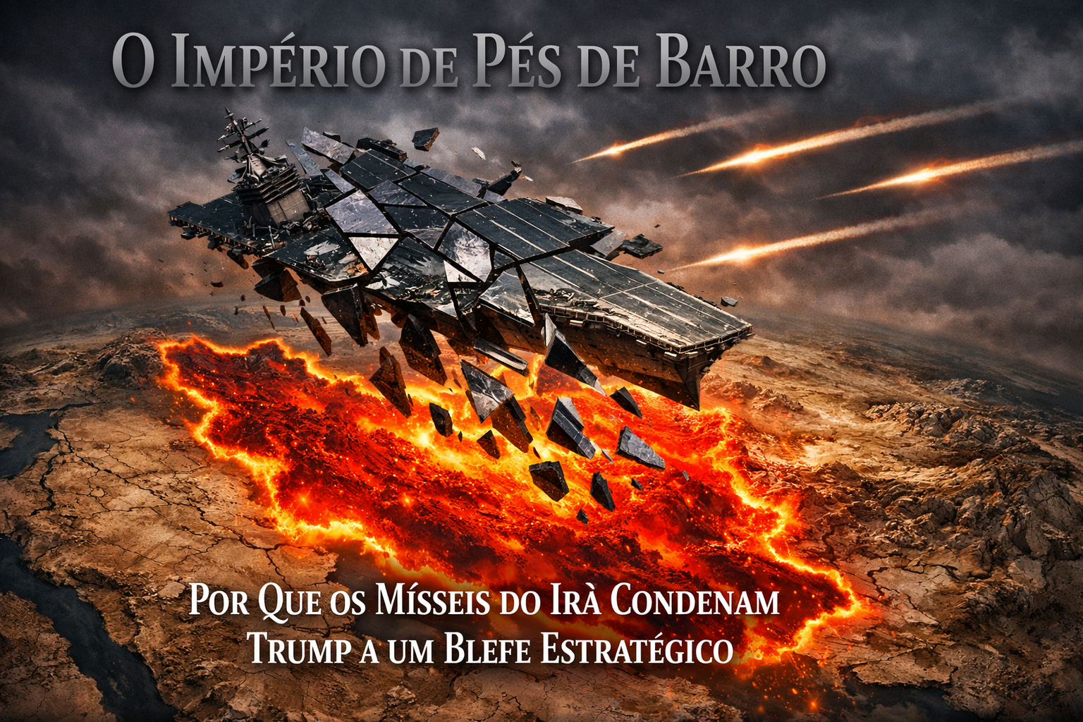 O Porquê os Mísseis do Irã Condenam Trump a um Blefe Estratégico