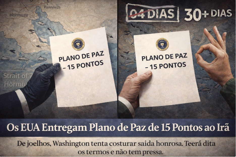 Os EUA Entregam Plano de Paz de 15 Pontos ao Irã