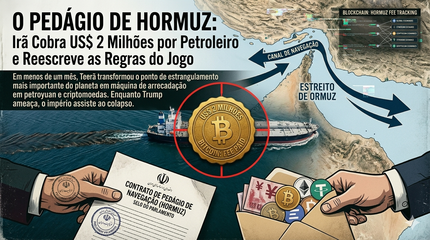 O PEDÁGIO DE HORMUZ: Irã Cobra US$ 2 Milhões por Petroleiro e Reescreve as Regras do Jogo