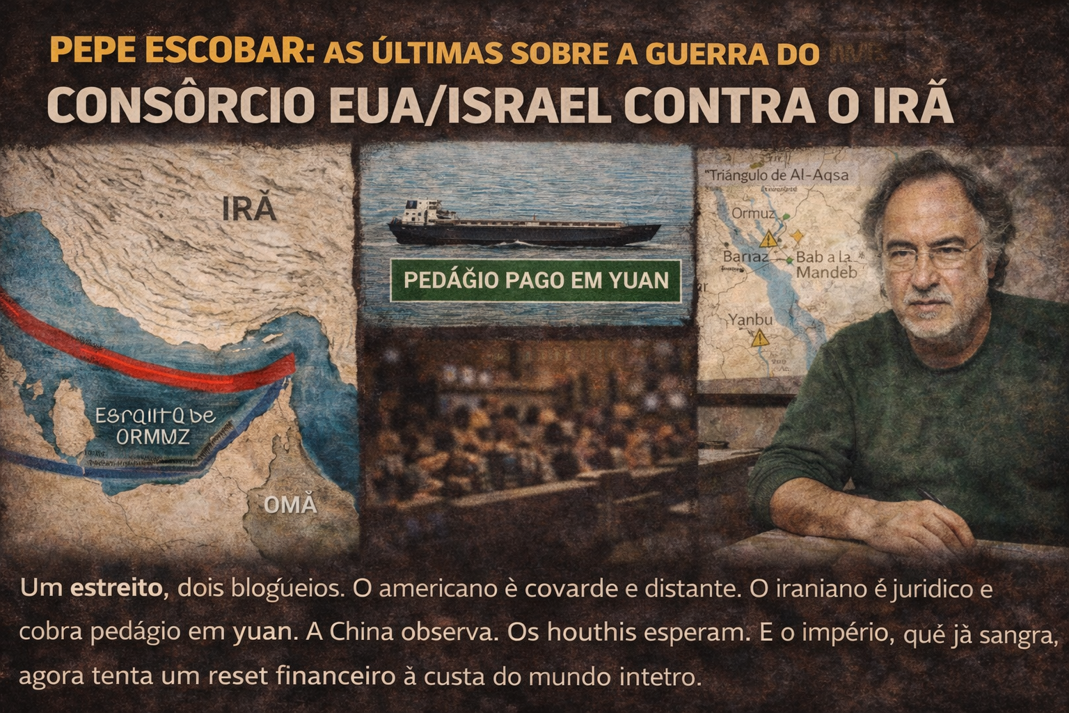 PEPE ESCOBAR: As Últimas da Guerra do Consórcio EUA/ISRAEL Contra o IRÃ