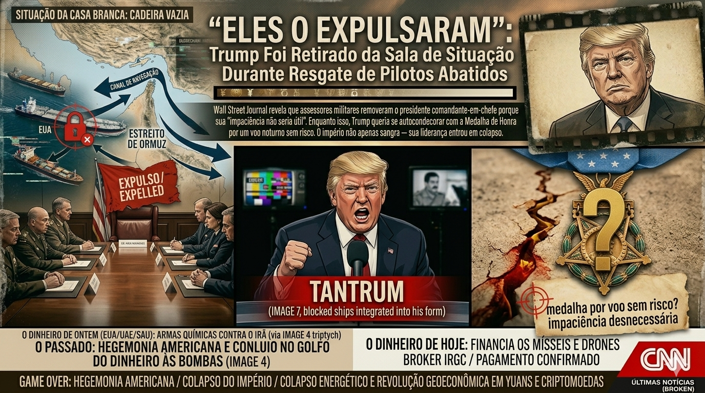 “ELES O EXPULSARAM”: Trump Foi Retirado da Sala de Situação Durante o Resgate de Pilotos Abatidos