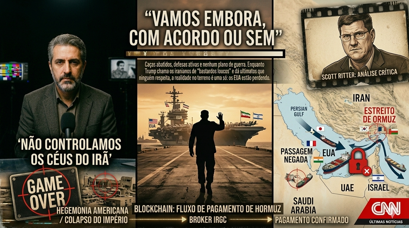 “VAMOS EMBORA, COM OU SEM ACORDO”: Trump Anuncia a Debandada da Guerra